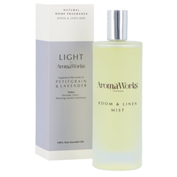 AromaWorks Light Range Room Mist Petitgrain & Lavender (100ml)
