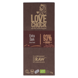 Lovechock Extra Dark 93% Cacao Bio (70gr)