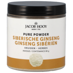 2e product 50% korting | Jacob Hooy Siberische Ginseng Poeder (80gr)