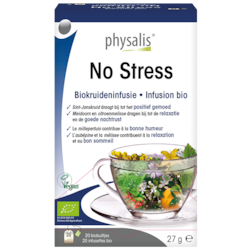 Physalis Kruideninfusie No Stress Bio - 20 theezakjes