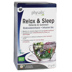 Physalis Kruideninfusie Relax & Sleep Bio - 20 theezakjes