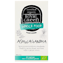 Royal Green Ashwagandha Bio, 445mg (60 Capsules)