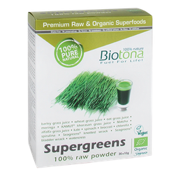 Biotona Supergreens Poeder Bio 20X10Gr Sachets biotona kopen in de aanbieding