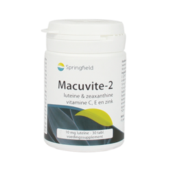 Springfield Macuvite-2 Luteine & Zeaxanthine (30 Tabletten)