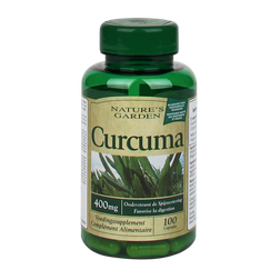Natures Garden Curcuma 400Mg 100 Capsules natures garden kopen in de aanbieding