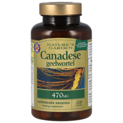 Nature's Garden Canadese Geelwortel, 470mg - 100 Capsules