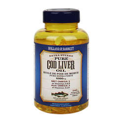 Holland Barrett Cod Liver Oil 1000Mg 120 Capsules holland barrett kopen in de aanbieding