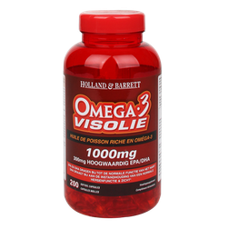 Holland Barrett Omega 3 Visolie 1000Mg 200 Capsules holland barrett kopen in de aanbieding