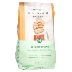 De Glutenvrije Bakker Bonenbrood Mix (450gr)