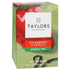 Taylors Of Harrogate Strawberry & Vanilla Green Tea (20 Theezakjes)