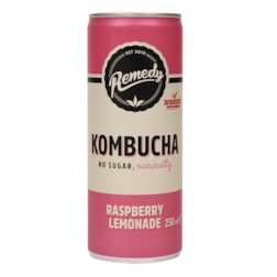 Remedy Kombucha Raspberry Lemonade (250ml)