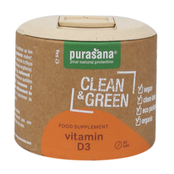 Purasana Clean & Green Vitamine D3 (90 Capsules)