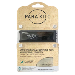 Parakito Anti Mug Armband Zwart parakito kopen in de aanbieding