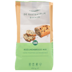 De Glutenvrije Bakker Rozijnenbrood Mix - 450g