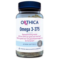 2e product 50% korting | Orthica Omega 3 375 (60 Capsules)