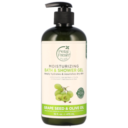 Petal Fresh Moisturizing Bath & Shower Gel Grape Seed & Olive Oil - 475ml