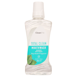 CleanMe Total Clean Mouthwash Minty Menthol & Peppermint (480gr)