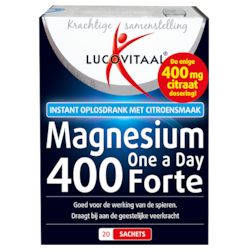 1+1 gratis | Lucovitaal Magnesium Forte, 400mg (20 Sachets)
