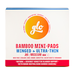 glo Bamboo Mini-Pads for Sensitive Bladder - 16 stuks