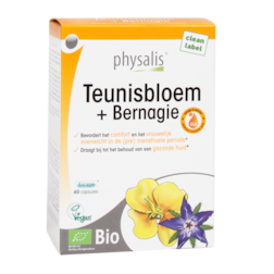 2e product 50% korting | Physalis Teunisbloem + Bernagie Bio (60 Capsules)