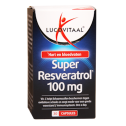 1+1 gratis | Lucovitaal Super Resveratrol, 100mg (30 Capsules)