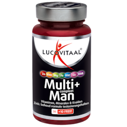 1+1 gratis | Lucovitaal Multi+ compleet Man (40 tabletten)