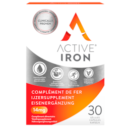 2e product 50% korting | Active Iron IJzersupplement (30 Capsules)