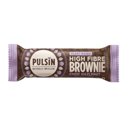Pulsin High Fibre Brownie Choc Hazlenut (35g)