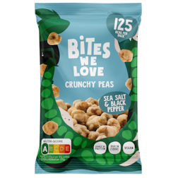 Bites We Love Crunchy Peas Sea Salt & Black Pepper - 35g