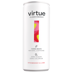 Virtue Clean Energy Yerba Mate Strawberry & Lime - 250ml