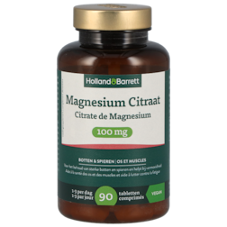 Holland & Barrett Citrate de Magnésium 100 mg - 90 comprimés