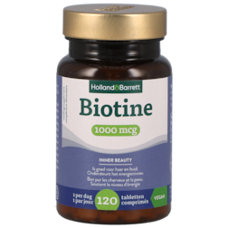 Holland & Barrett Biotine 1000mcg - 120 tabletten