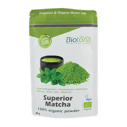 Biotona Superior Matcha Poeder Bio 90Gr biotona kopen in de aanbieding