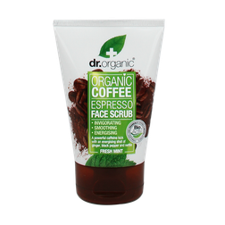 Dr Organic Espresso Mint Face Scrub dr organic kopen in de aanbieding