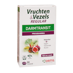 Ortis Vruchten & Vezels Regular Darmtransit (30 Tabletten)