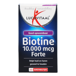 Lucovitaal Biotine Forte 10.000mcg - 60 pastilles