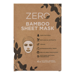 ZERO Bamboo Sheet Mask (4 Sheets)
