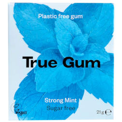 True Gum Strong Mint Kauwgom - 21g