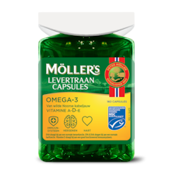 Möller's Omega-3 Levertraan Capsules - 160 capsules
