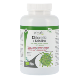 Physalis Chlorelle + Spiruline - 500 comprimés