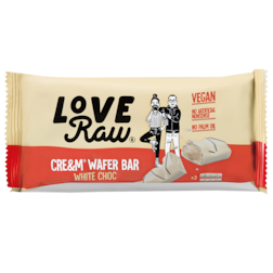LoveRaw Cream Wafer Bar Vegan White Chocolate - 45g