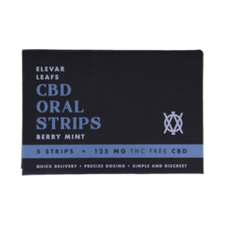 Elevar Leafs CBD Orale Strips Berry Mint (5 strips)