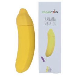 Vegan Toys Vibromasseur Banane - 2 x 2.6 x 11.5 cm