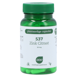 AOV 537 Zink Citraat 25mg (90 Capsules)