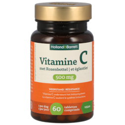 Holland & Barrett Vitamine C met Rozenbottel 500mg - 60 tabletten