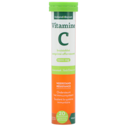 Holland & Barrett Vitamine C Bruistablet 1500mg Limoensmaak - 20 bruistabletten