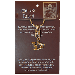 Steengoed Beschermengel Sleutelhanger Y steengoed kopen in de aanbieding