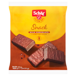 Schär Snack Milk Chocolate Glutenvrije Wafels - 3x35g