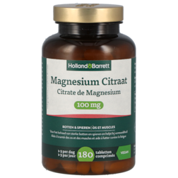 Holland & Barrett Magnesium Citraat 100 mg - 180 Tabletten