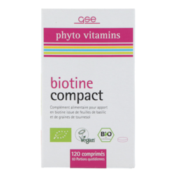 GSE Biotin Compact (120 comprimés)